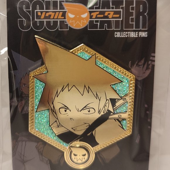Soul Eater Black Star Golden Series Collectible Enamel Pin - Picture 1 of 3
